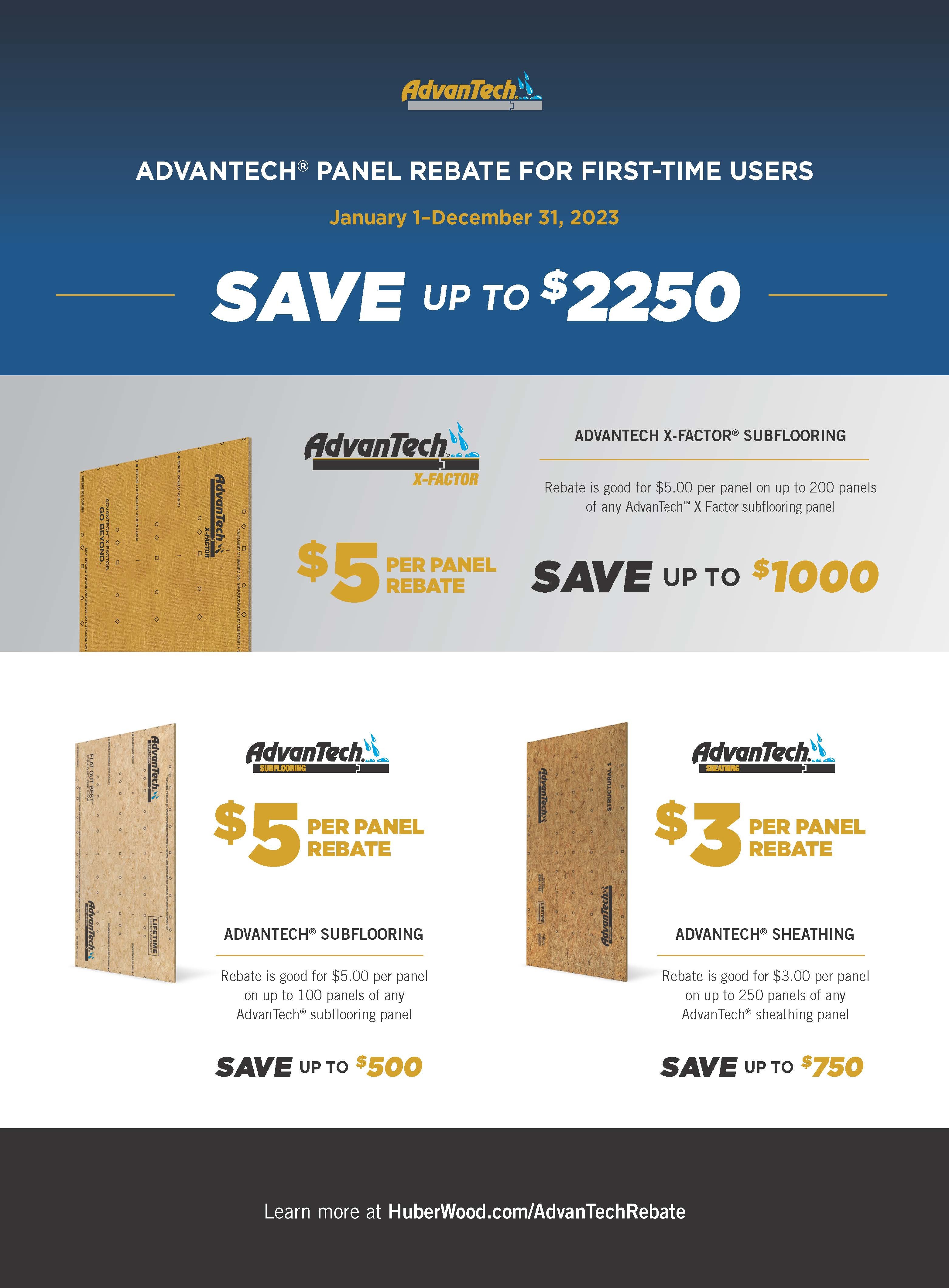 AT 2023 FTU Builder and OSR Rebate Form HUB 23255 Page 1