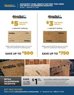 Advan Tech 2020 FTU Builder and OSR Rebate Form 1152019