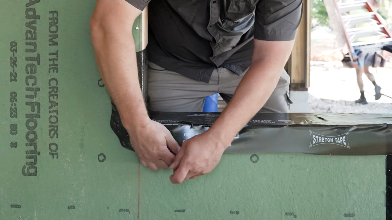 Flashing a Window Using ZIP Tape 