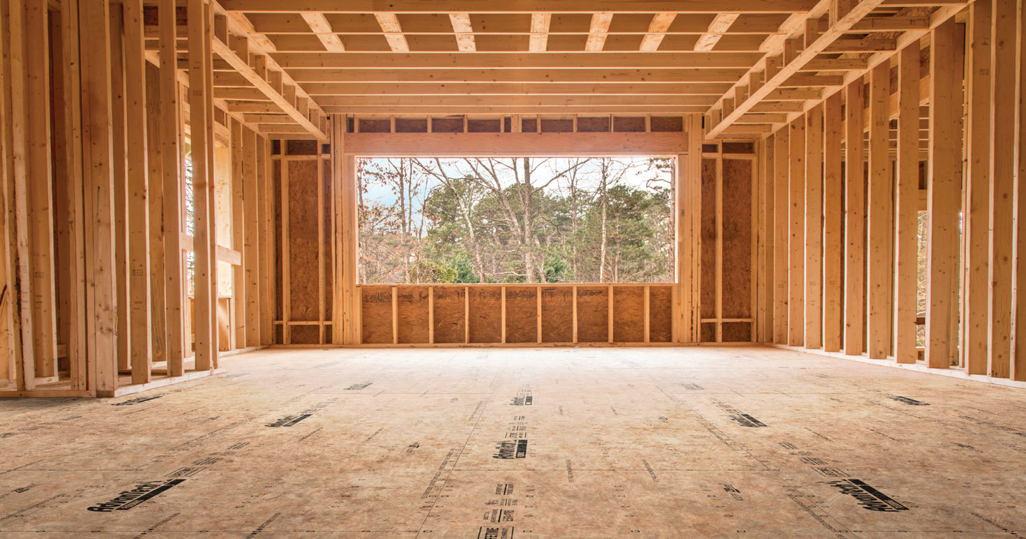 AT Flooring AT Jobsite subfloor deck with large window Mint Hill NC CMYK