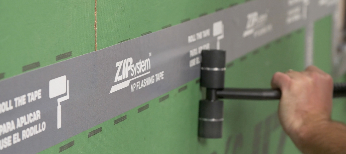 Huber ZIP System Flashing Tape, 3.75 in x 90 ft, Self-Adhesive Flashing  for Structural Panels, Doors-Windows Rough Openings