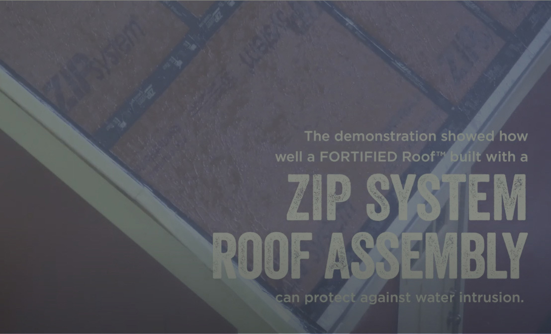 Zip System Roof Assembly