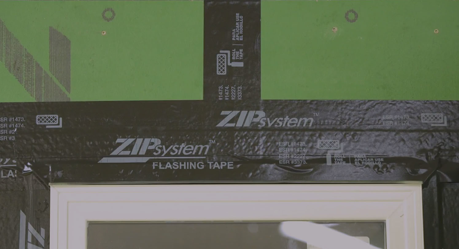 Zip flashing tape video install tjoint flashing