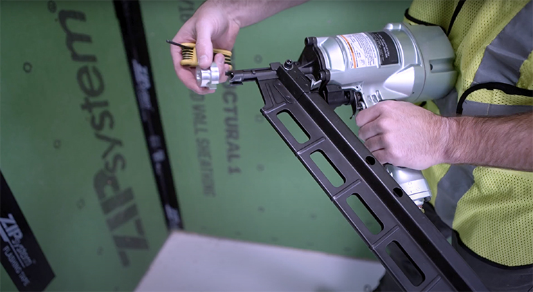 Zip system driving flush fasteners